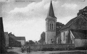 Eglise de Montsaon vers 1904 Eglise de Montsaon vers 1904