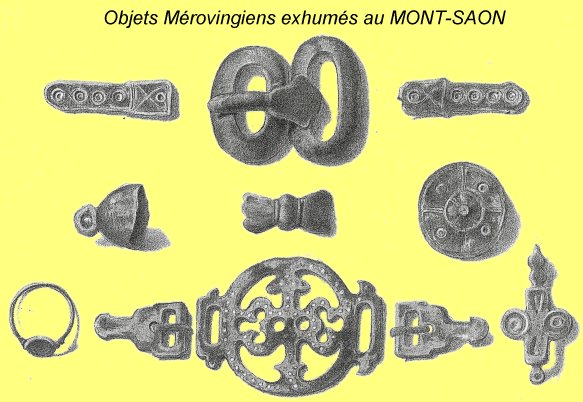 Objets trouvés dans les sépultures Objets trouvés dans les sépultures