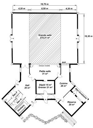 Plan de la salle cliquez pour agrandir ou imprimer